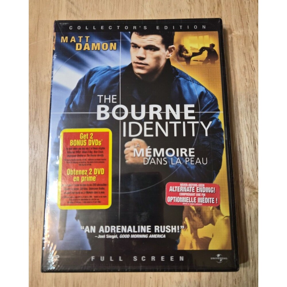 The Bourne Identity Collectors Edition  NEW and SEALED starring Matt Damon